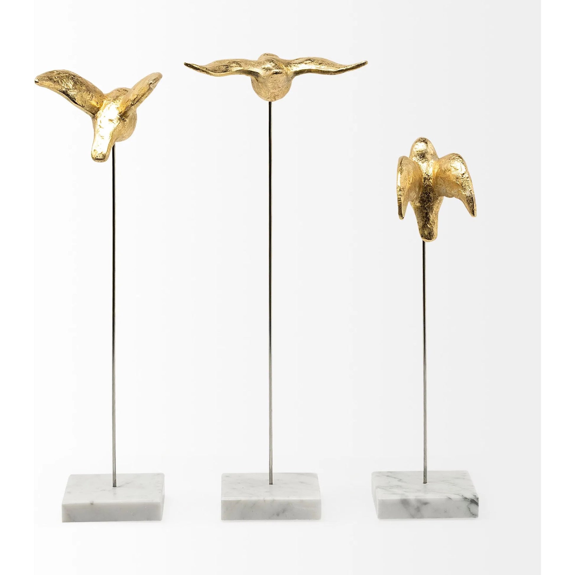 Aya Decorative Birds Set of Three by Mercana in natural. Made from unique in a modern style.