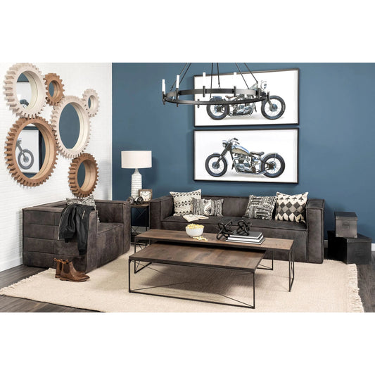 Trestman End/Side Table by Mercana in natural. Made from unique in a modern style.