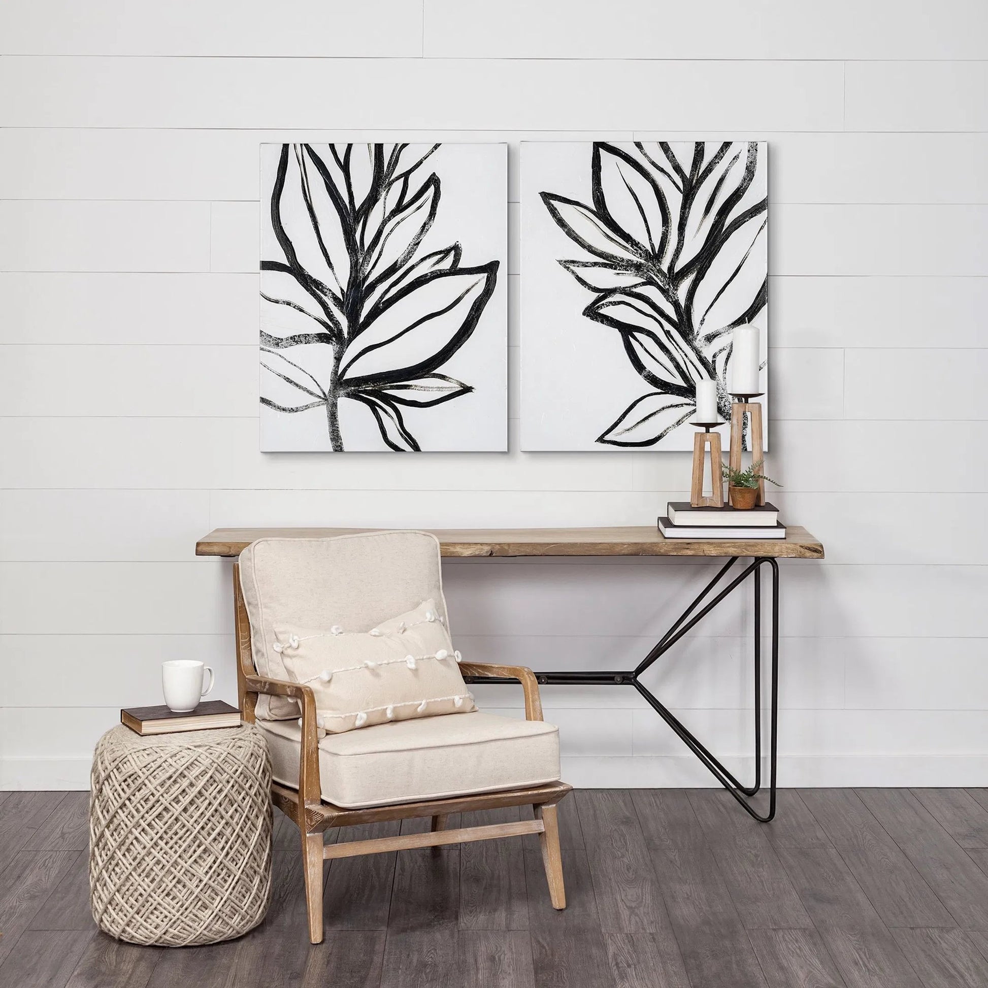 Harman Leather Accent Chair by Mercana. Made from wood, top grain leather in a rustic style.