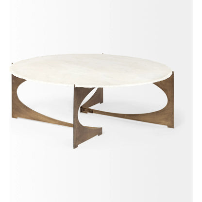 Reinhold Round Coffee Table by Mercana. Made from unique in a modern style.