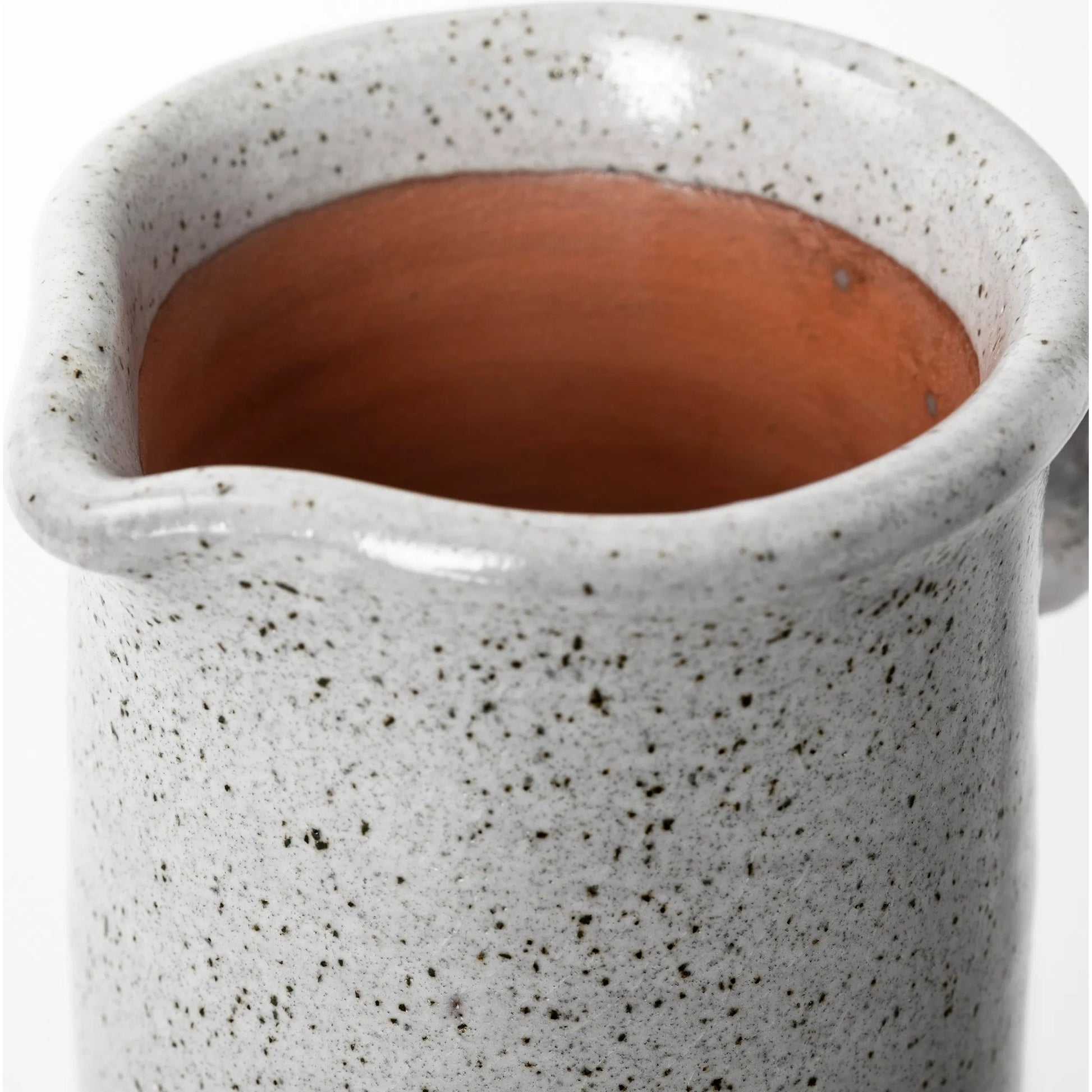 Frieda Freckled Jug by Mercana in grey. Made from unique in a cottage & farmhouse style.