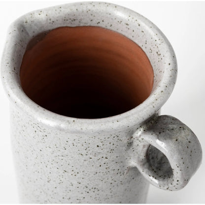 Frieda Freckled Jug by Mercana in grey. Made from unique in a cottage & farmhouse style.