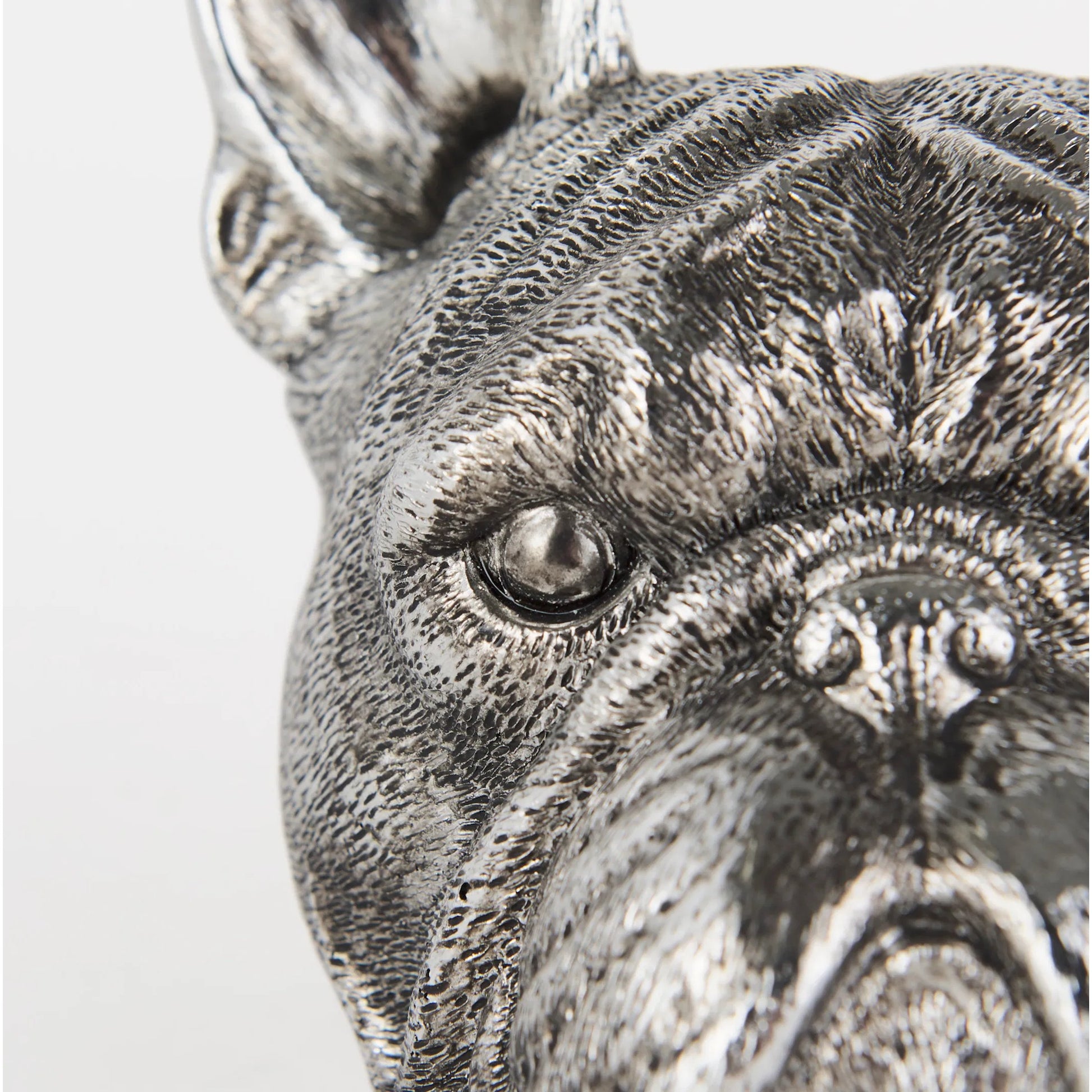Bruno American Bulldog Bookends Set of Two by Mercana in silver. Made from unique in a eclectic & global style.