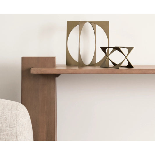 Lima I Geometric Decorative Object by Mercana in natural. Made from unique in a eclectic & global style.