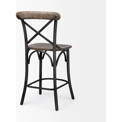 Etienne Wood Seat Bar/Counter Stool by Mercana. Made from unique in a cottage & farmhouse style.
