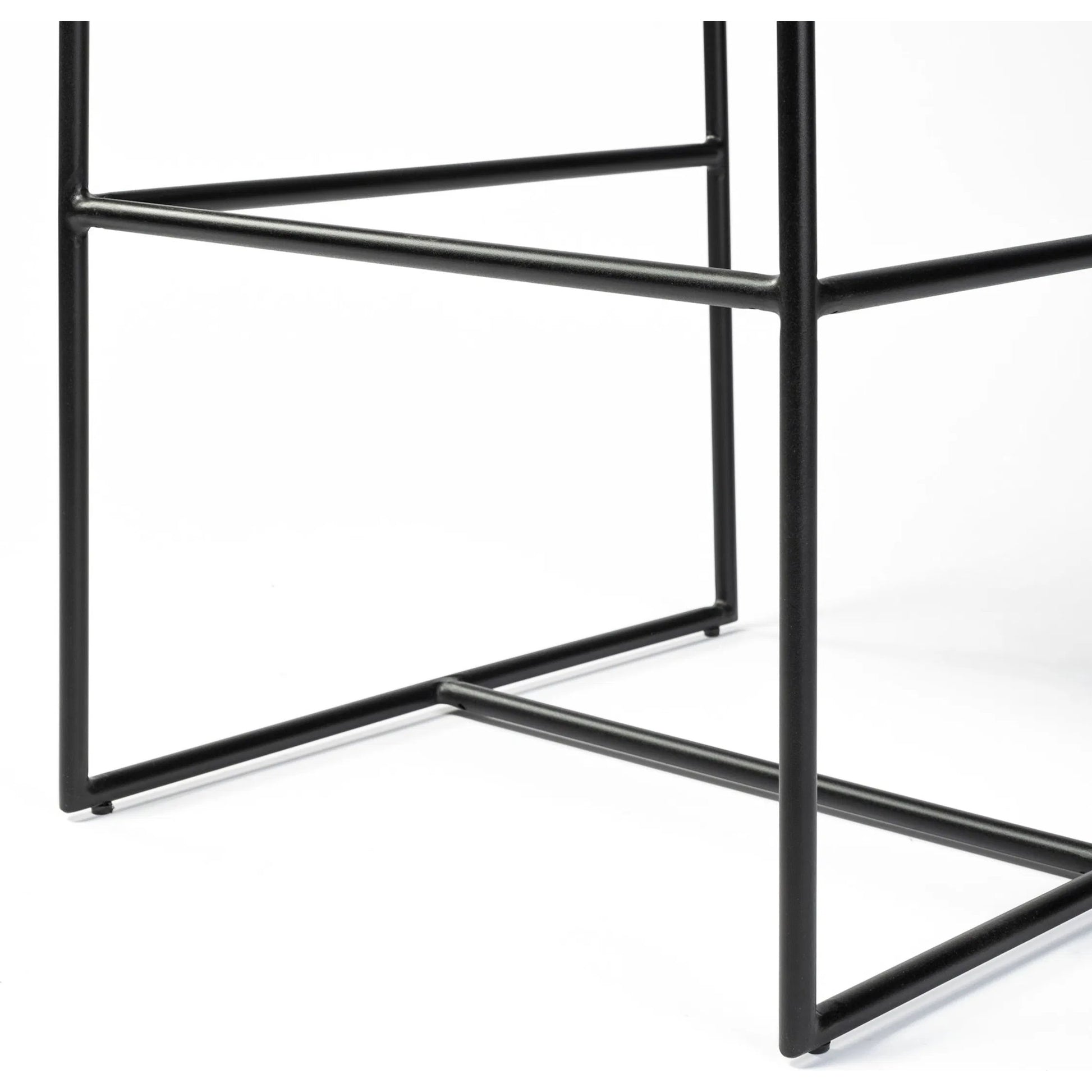 Stamford Leather Seat Bar Stool by Mercana. Made from unique in a modern style.