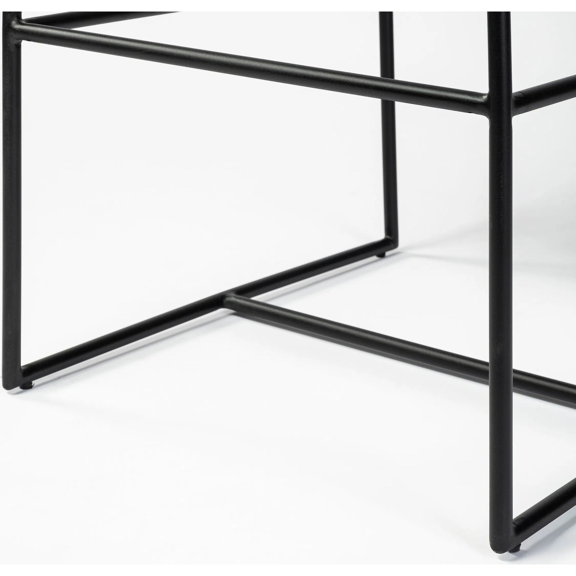 Stamford Leather Seat Bar Stool by Mercana. Made from unique in a modern style.