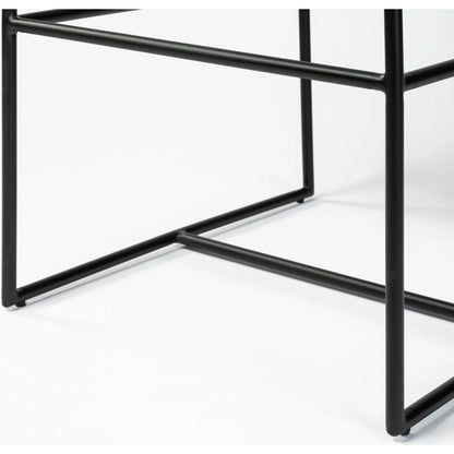 Stamford Leather Seat Bar Stool by Mercana. Made from unique in a modern style.