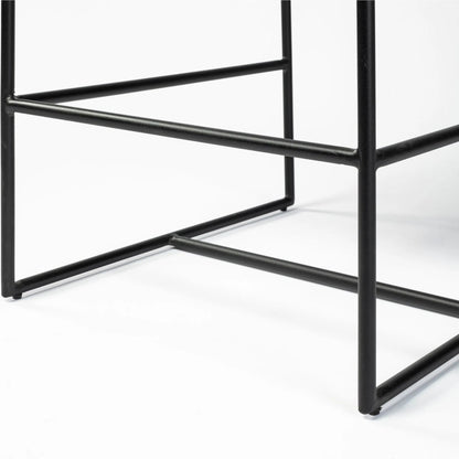 Stamford Leather Seat Counter Stool by Mercana. Made from unique in a modern style.