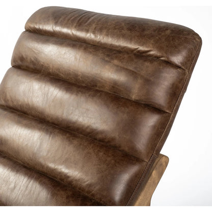 Pierre Chaise Lounge by Mercana in cream. Made from unique in a modern style.