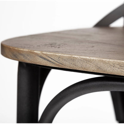 Etienne Wood Seat Bar/Counter Stool by Mercana. Made from unique in a cottage & farmhouse style.