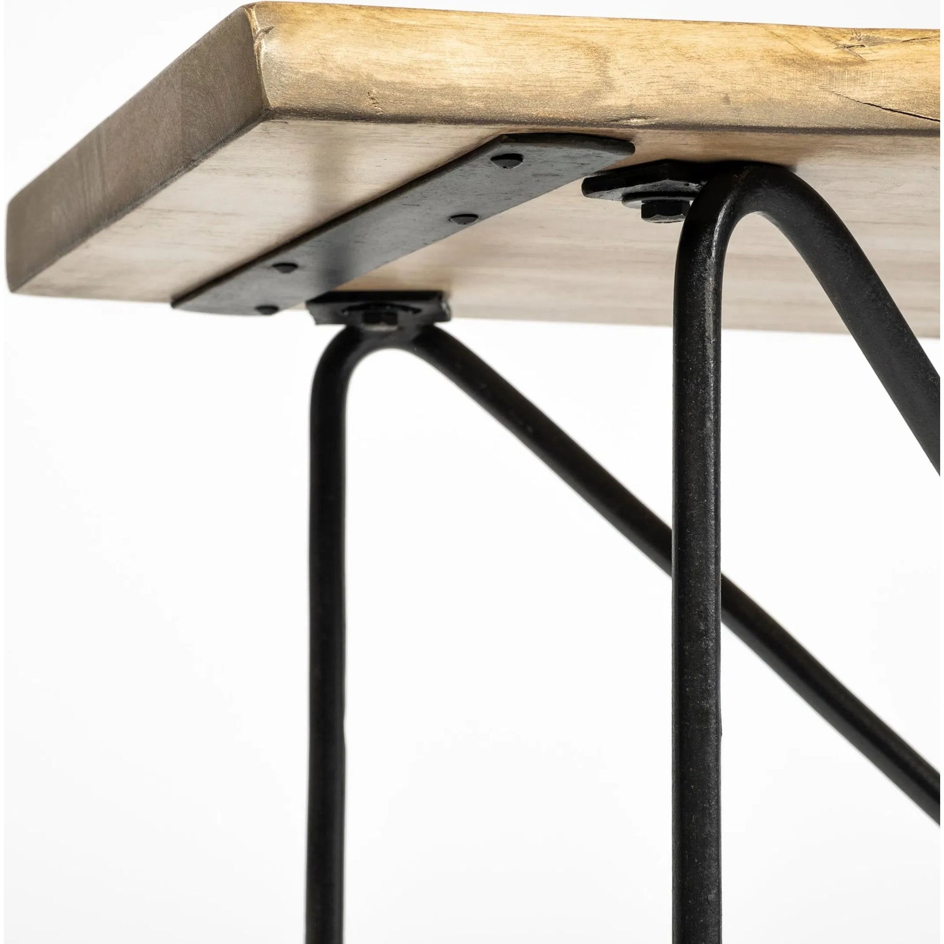 Papillion Console Table by Mercana in blonde. Made from unique in a modern style.