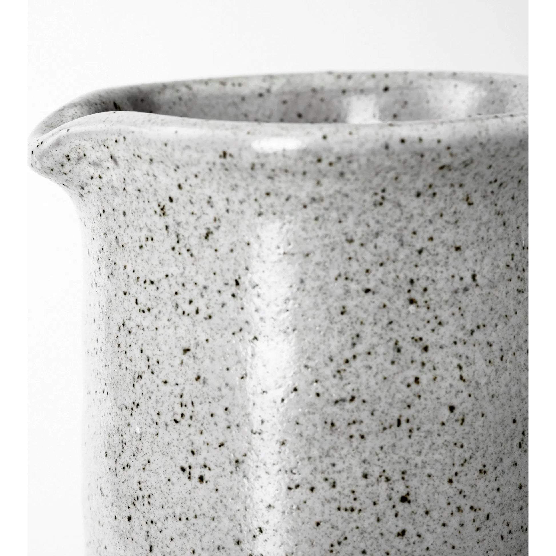 Frieda Freckled Jug by Mercana in grey. Made from unique in a cottage & farmhouse style.