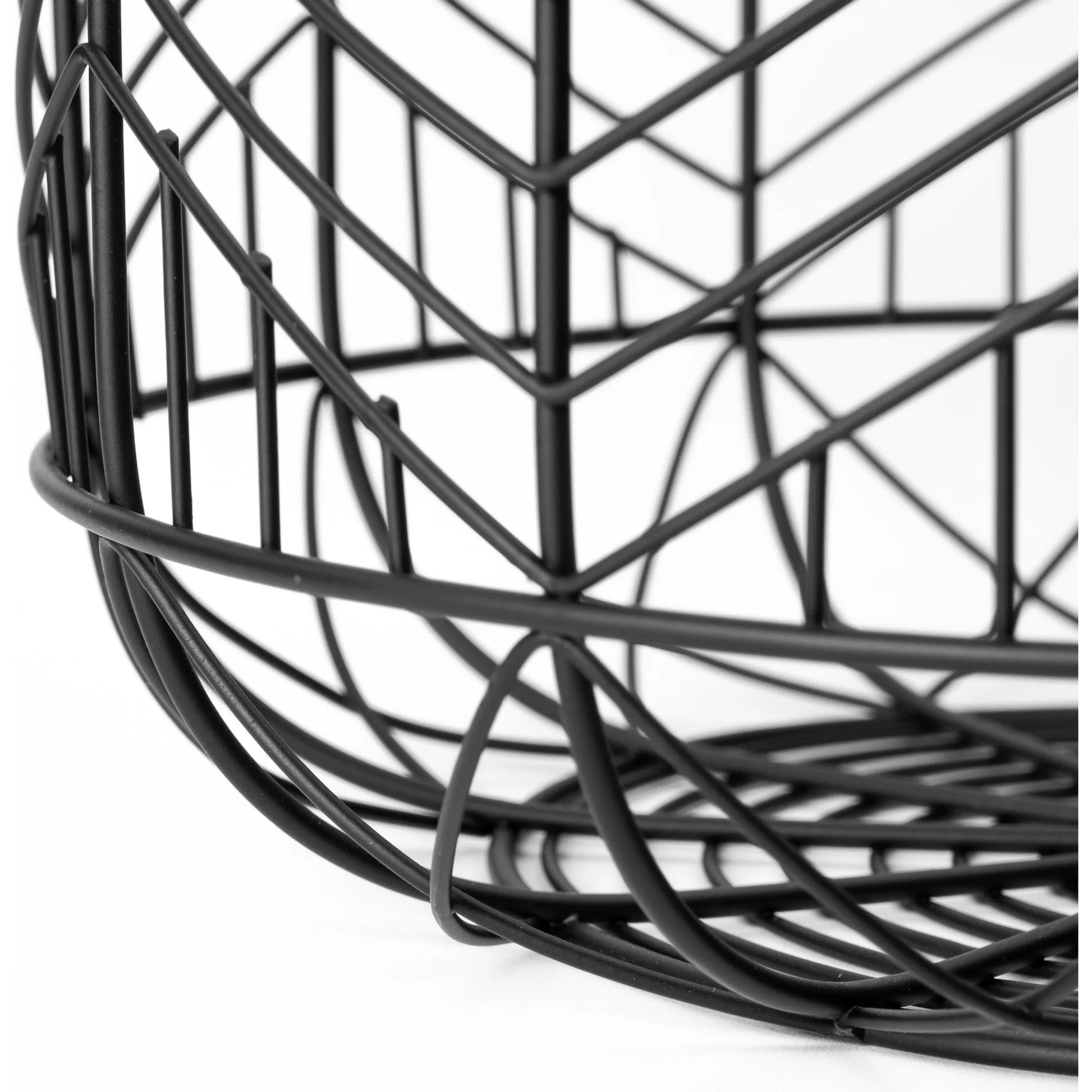 Idris Geometric Mesh Bowls Set of Two by Mercana in black. Made from unique in a eclectic & global style.