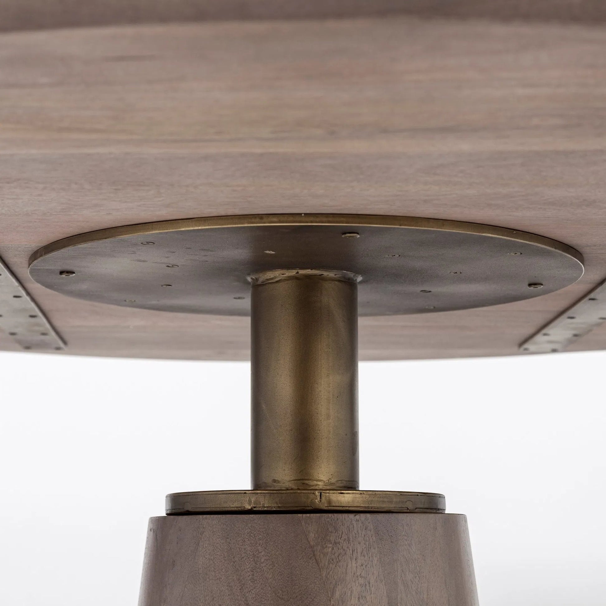 Maxwell Dining Table by Mercana in blonde. Made from unique in a modern style.