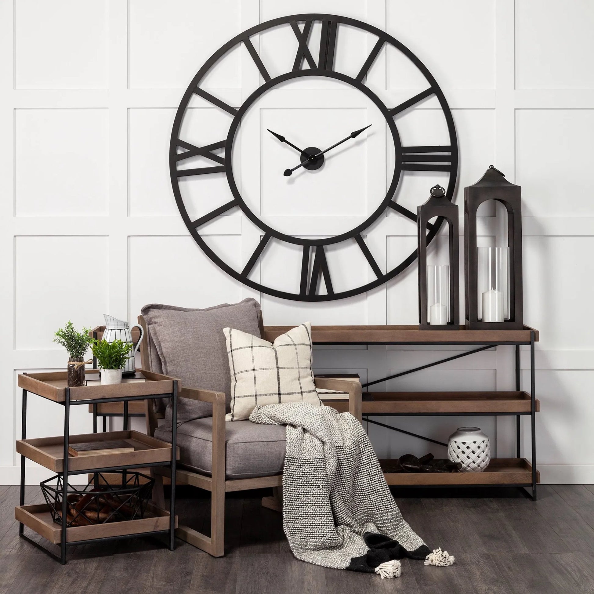 Trey Brown Accent Table by Mercana in natural. Made from unique in a modern style.