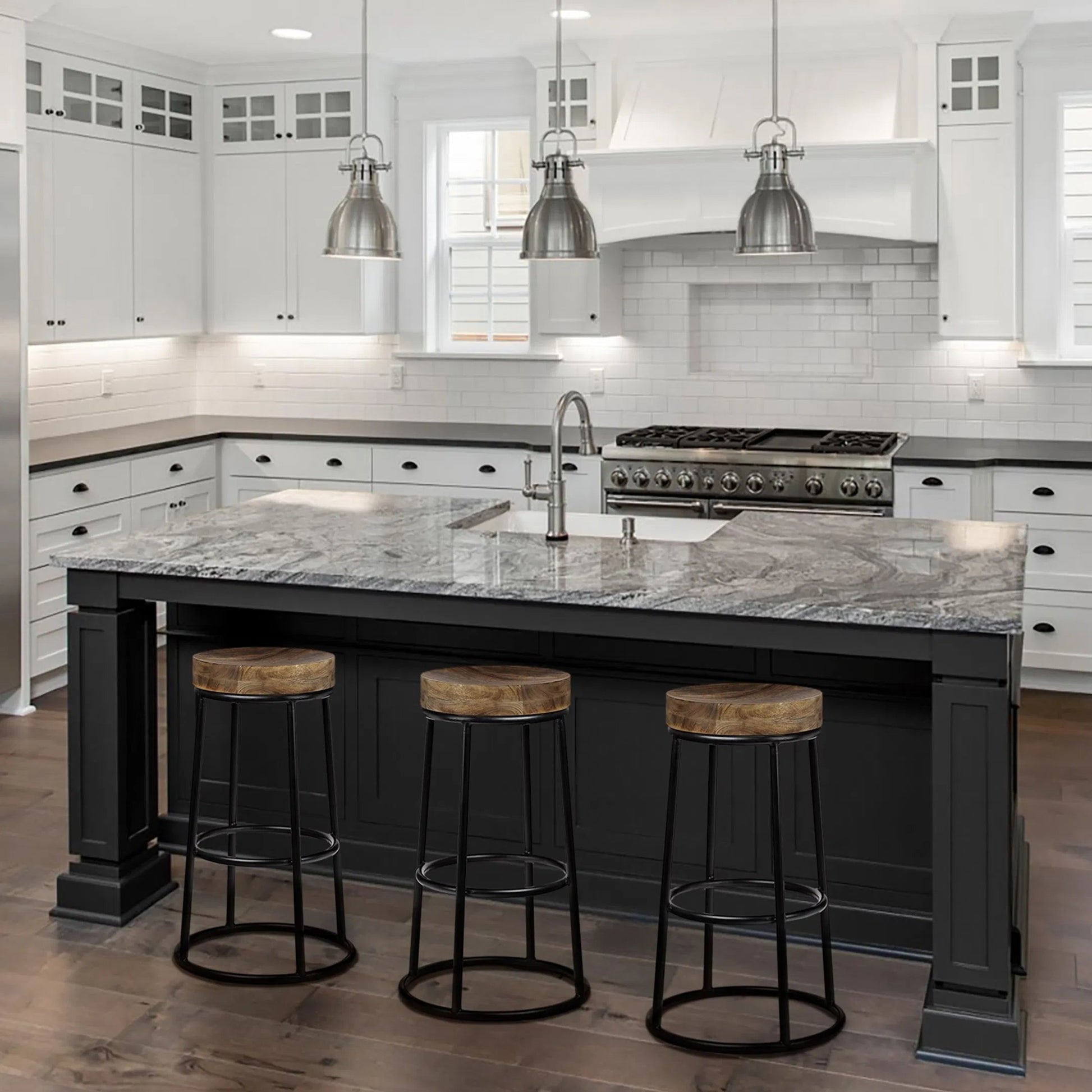 Flynn Bar Wood Seat Stool Series by Mercana in natural. Made from unique in a modern style.