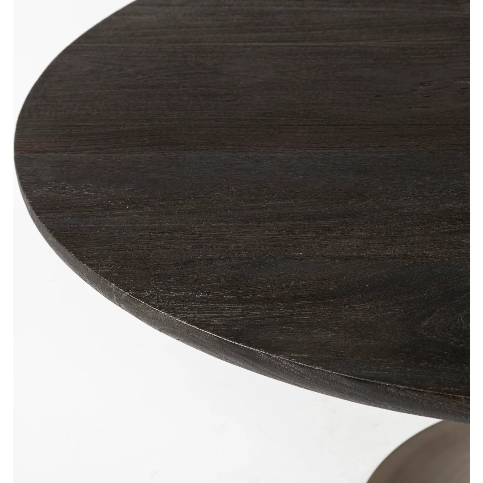 Mcleod Dining Table by Mercana in brown. Made from mango wood in a modern style.