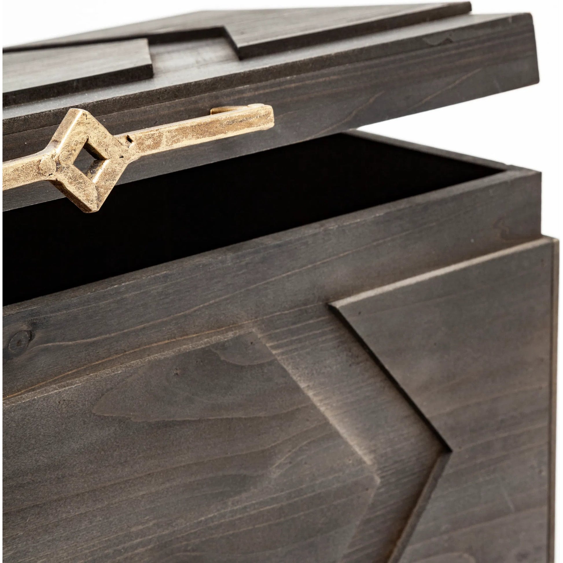 Cassia Wooden Boxes Set of Two by Mercana in brown. Made from unique in a eclectic & global style.