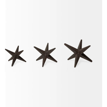 Rhea Cast Iron , & Jacks Set of Three by Mercana in natural. Made from unique in a eclectic & global style.