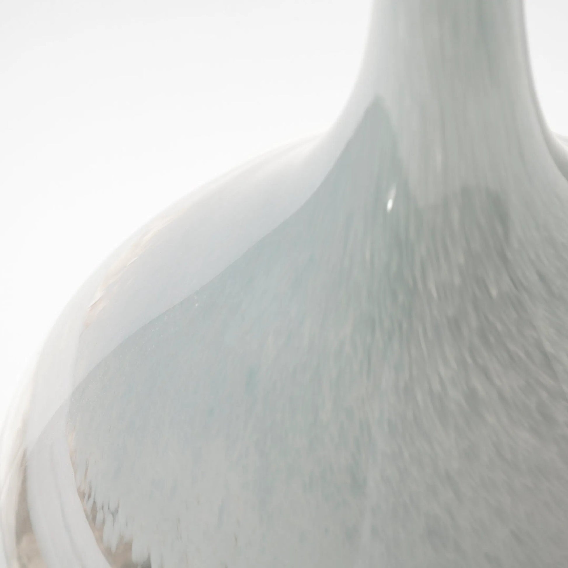 Erie I Two Toned Sky Dark Blown Vase by Mercana in blue, bronze. Made from unique in a coastal style.