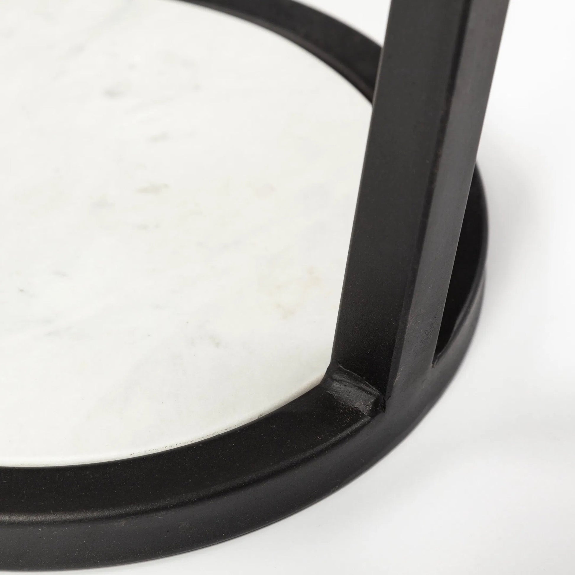 Bombola Accent Table by Mercana in white. Made from unique in a modern style.