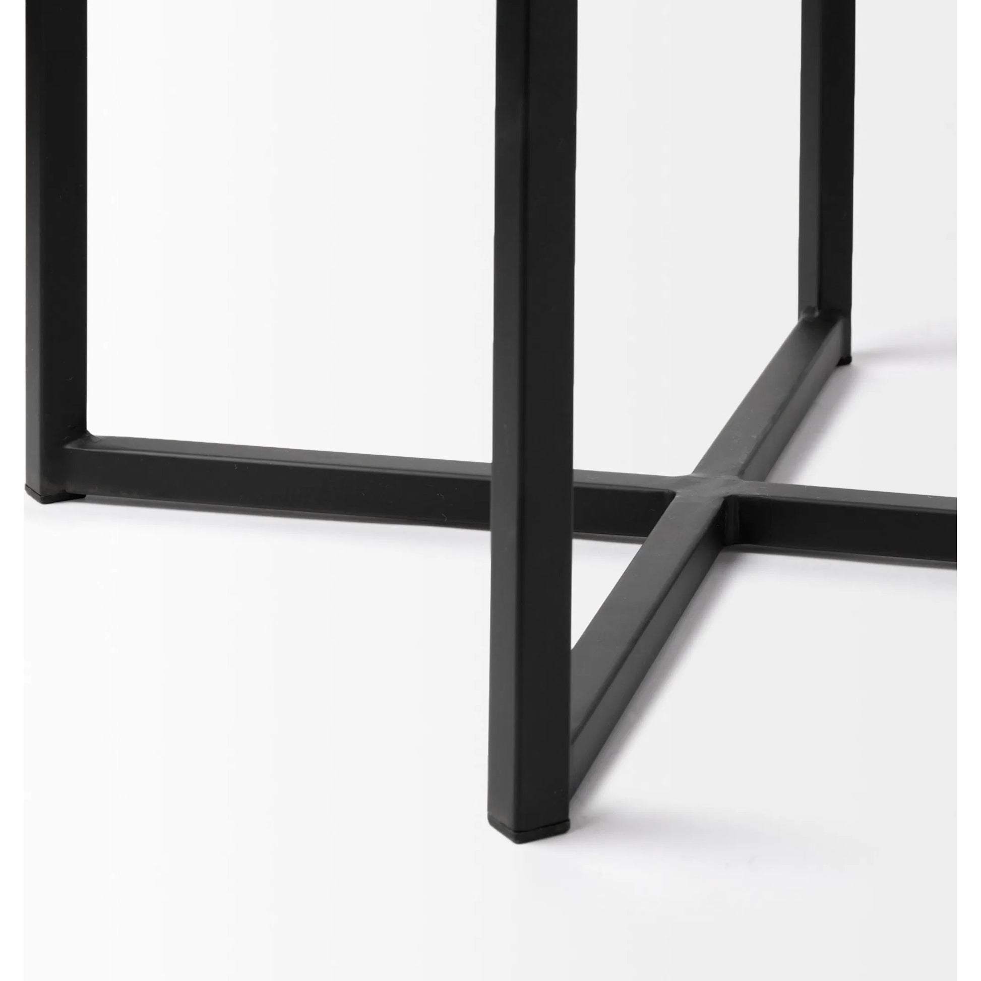 Frodo Upholstered Seat Bar/Counter Stool by Mercana in white. Made from unique in a modern style.