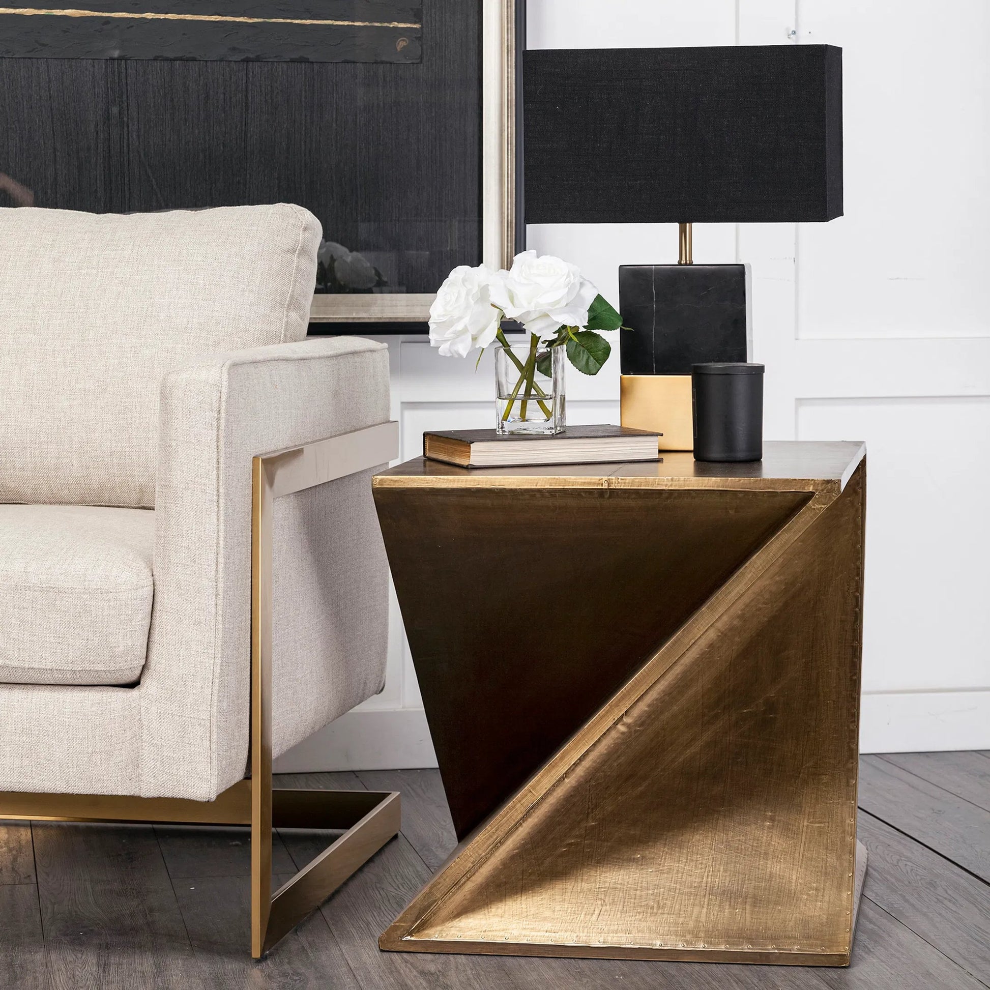 Zelda Accent Table by Mercana in natural. Made from unique in a unique style.