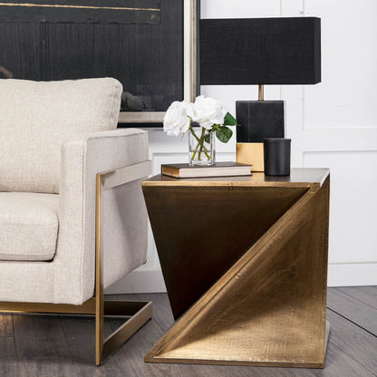 Zelda Accent Table by Mercana in natural. Made from unique in a unique style.