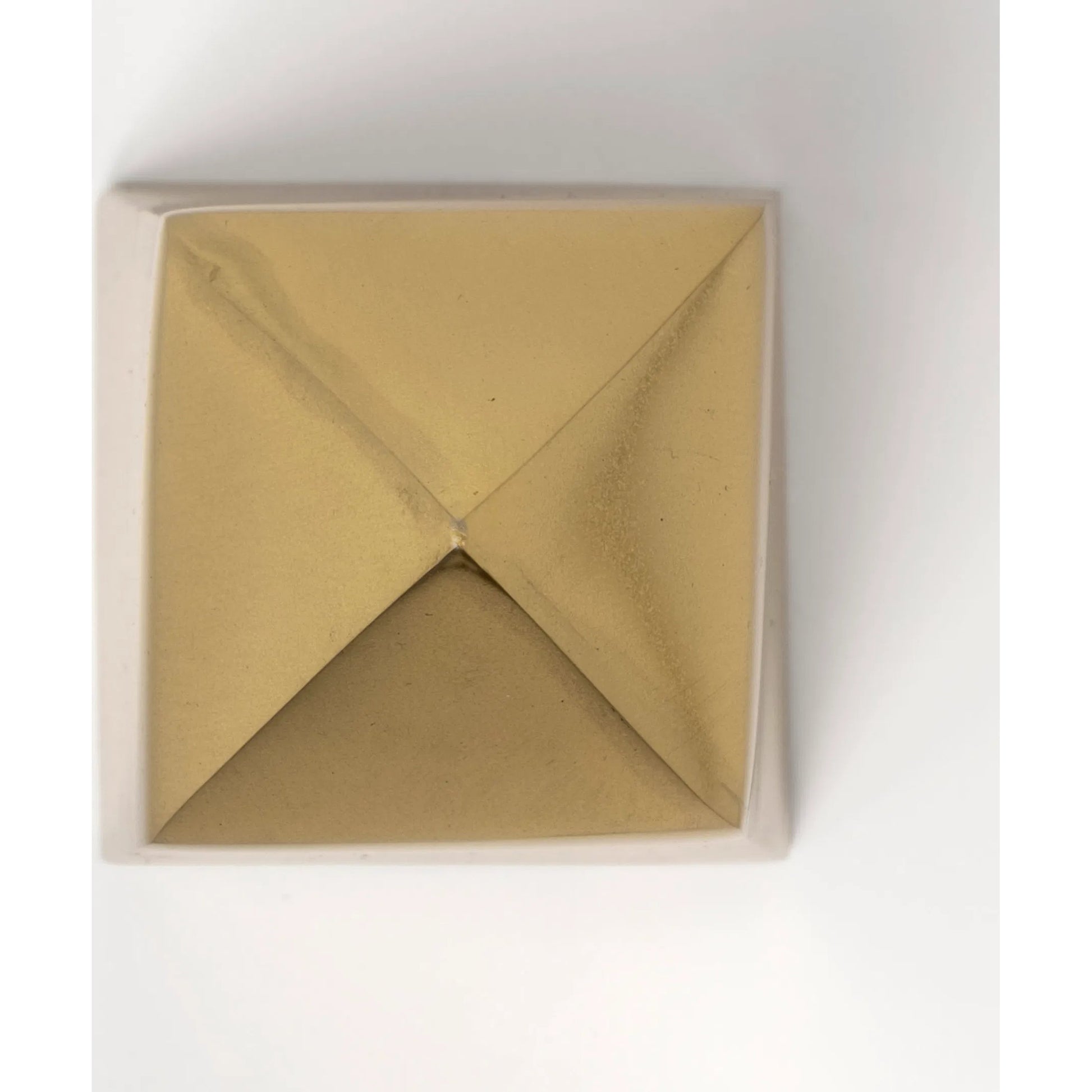 Giza Elongated Pyramids Set of Two by Mercana in gold. Made from unique in a modern style.