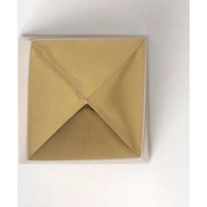 Giza Elongated Pyramids Set of Two by Mercana in gold. Made from unique in a modern style.