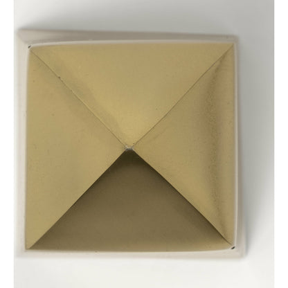 Giza Elongated Pyramids Set of Two by Mercana in gold. Made from unique in a modern style.