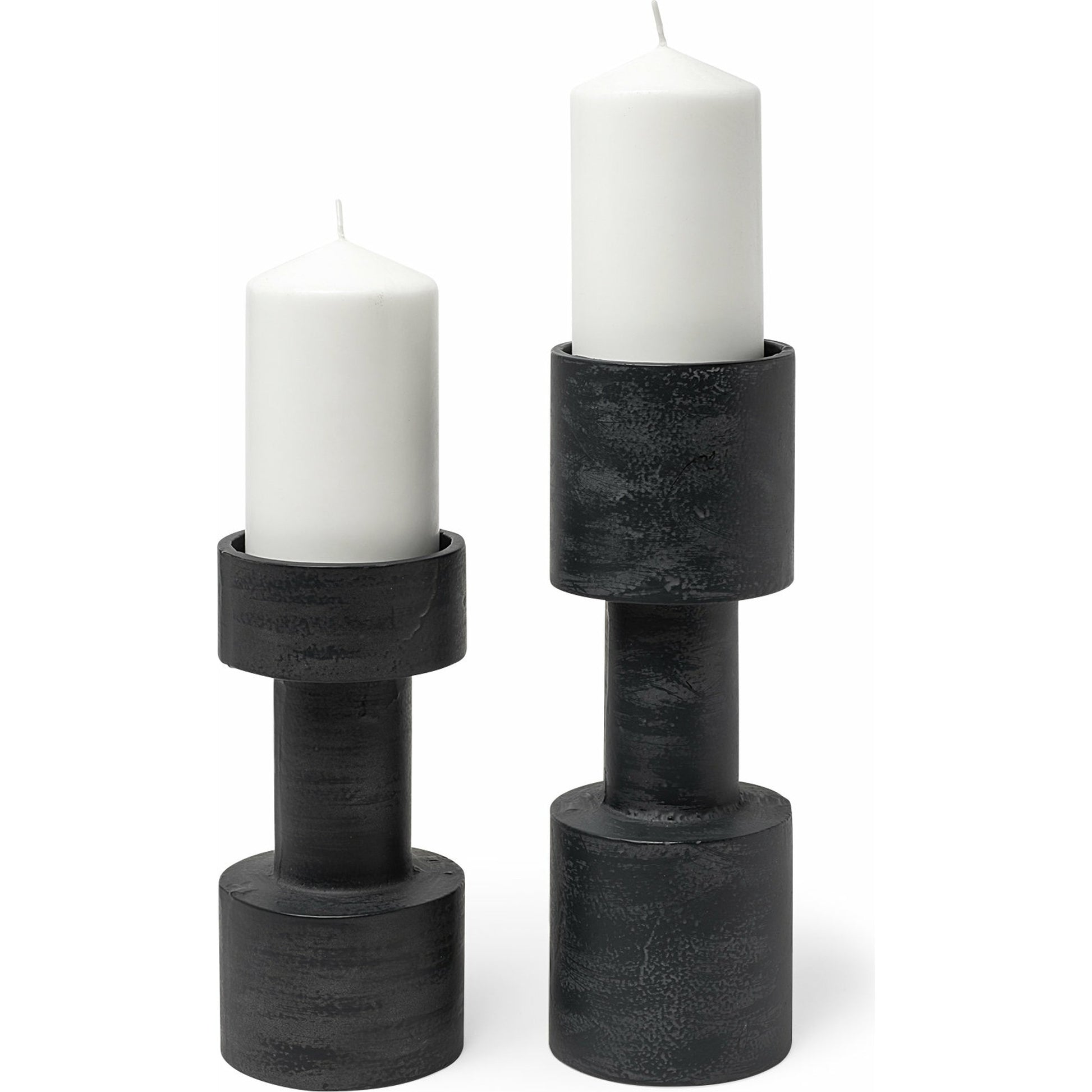 Bolton I Table Candle Holders by Mercana in black. Made from unique in a modern style.