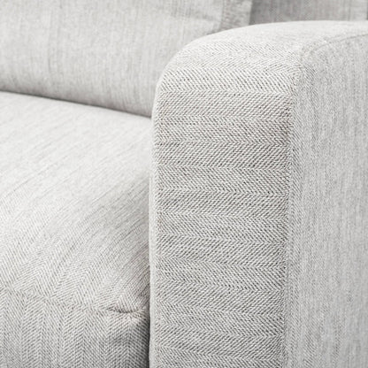 Denly Love Seat by Mercana in frost gray. Made from unique in a transitional style.