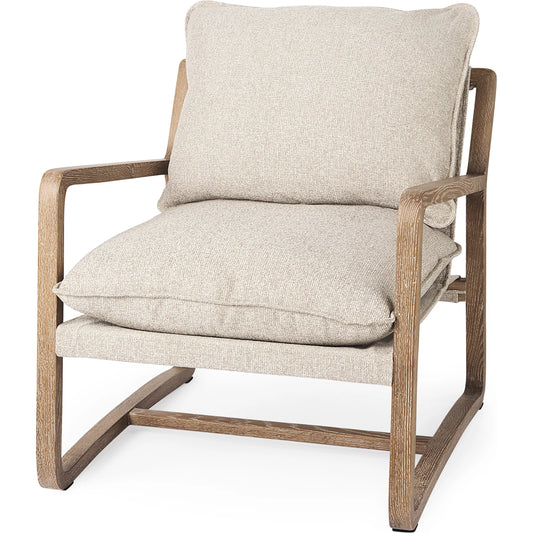 Brayden Upholstered Accent Chair by Mercana. Made from fabric, wood in a unique style.