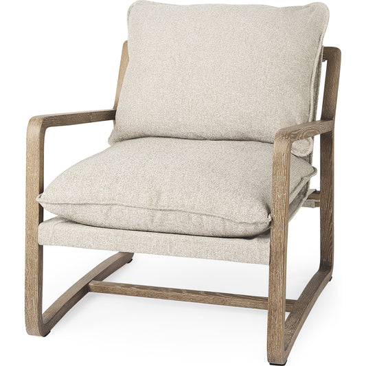 Brayden Upholstered Accent Chair by Mercana. Made from fabric, wood in a unique style.
