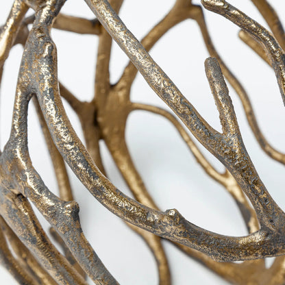 Sphaira I Cast Aluminum Decorative Tree Branch Orb by Mercana. Made from unique in a eclectic & global style.