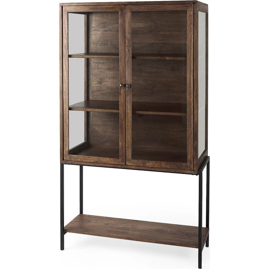 Arelius Cabinet by Mercana. Made from solid wood in a transitional style.