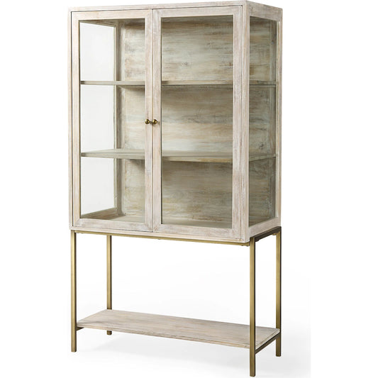 Arelius Cabinet by Mercana. Made from solid wood in a transitional style.