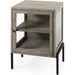 Arelius End Table by Mercana. Made from solid wood in a transitional style.