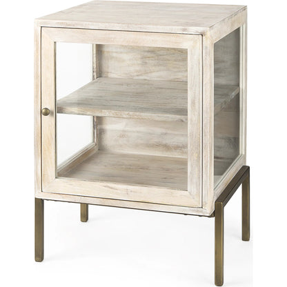 Arelius End Table by Mercana. Made from solid wood in a transitional style.