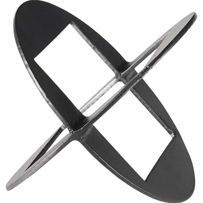 Cusco Decorative Object by Mercana in black. Made from metal in a modern style.