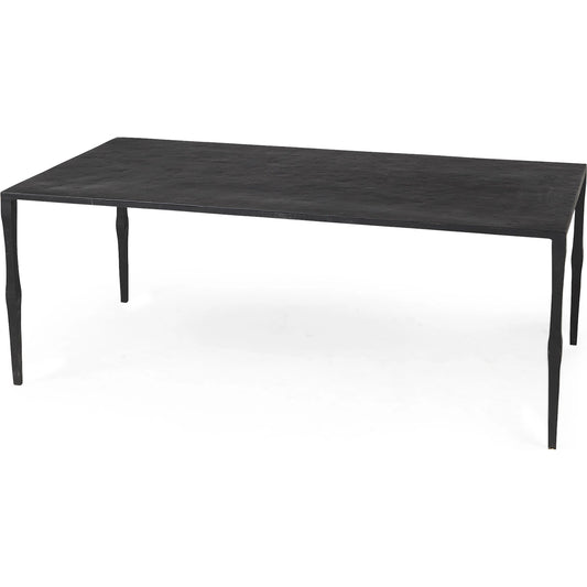 Timothy Coffee Table by Mercana in black. Made from metal in a unique style.