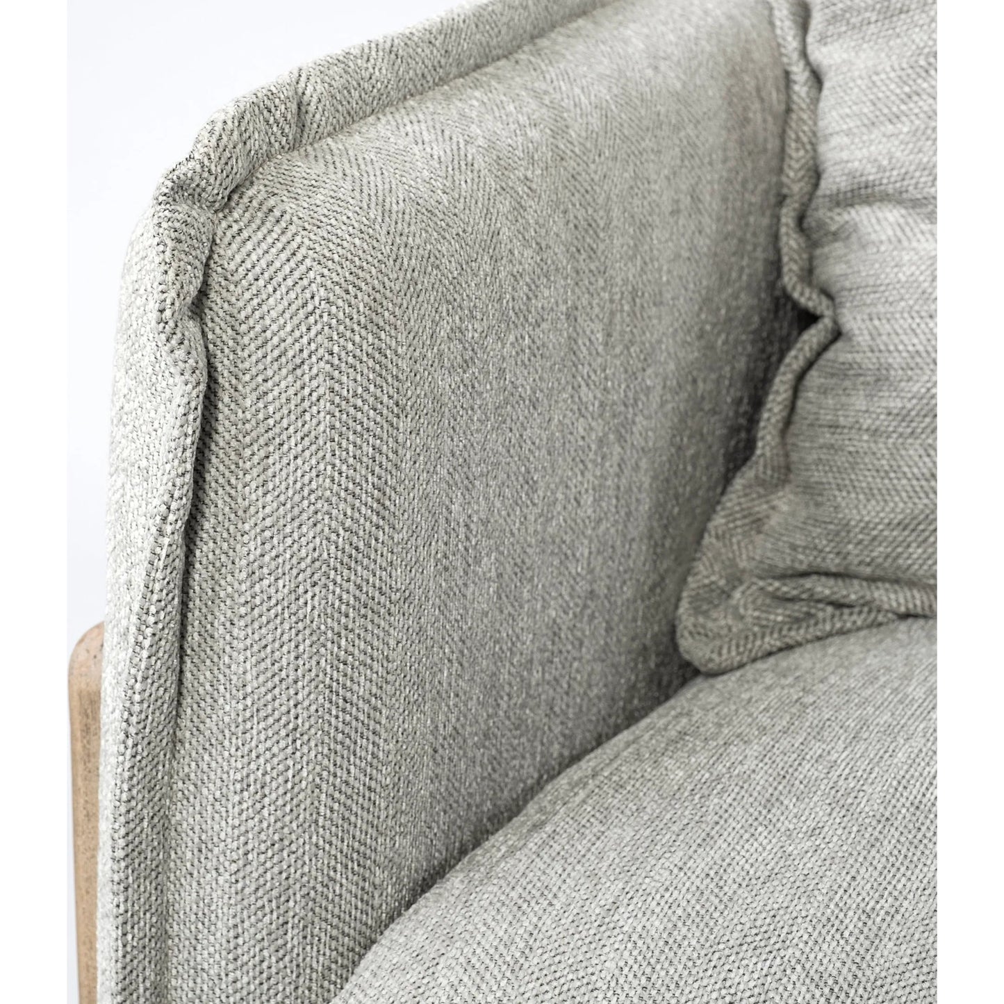 195 SR-815808 | Closeup | Roy Sofa by Mercana in frost gray. Made from unique in a modern style.
