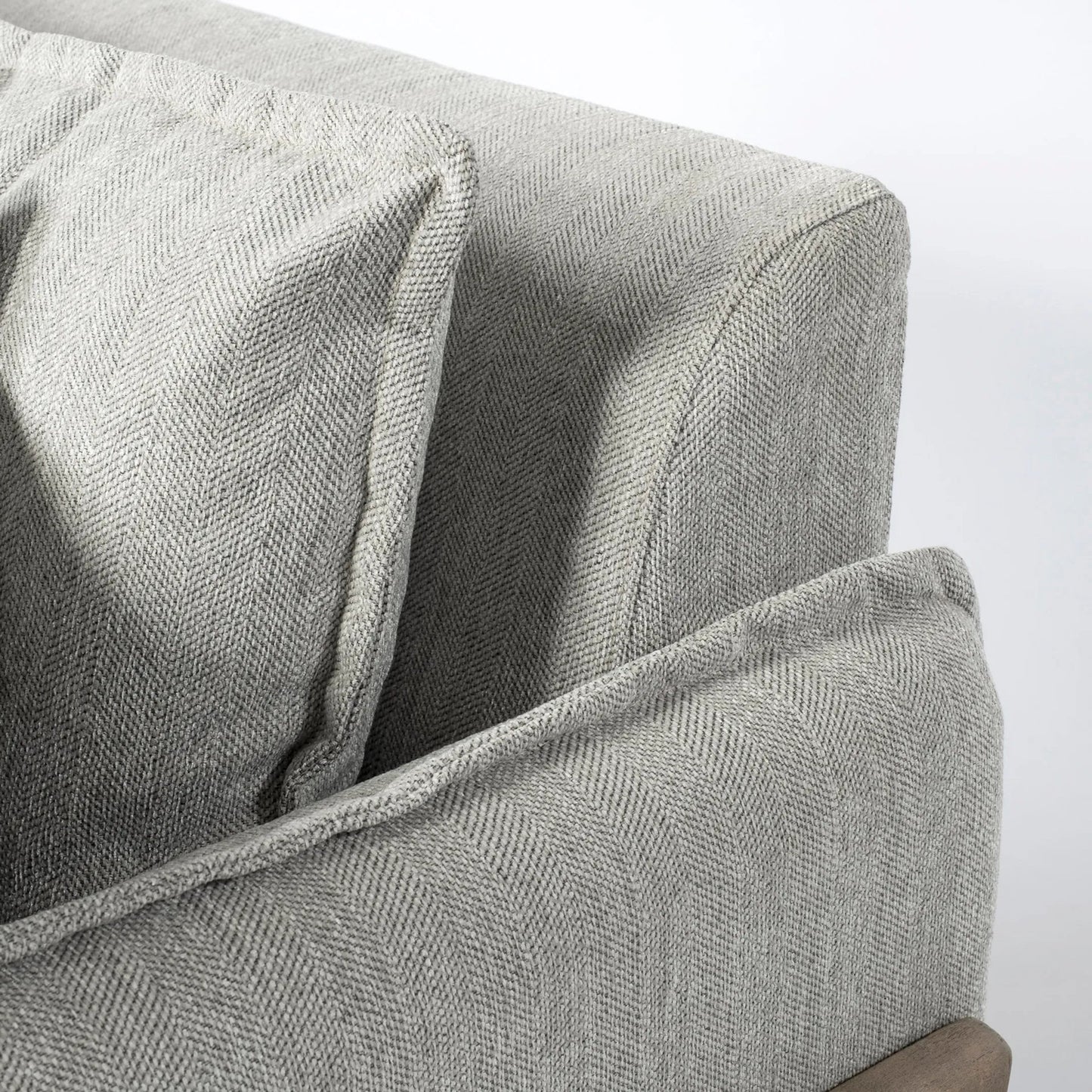 198 SR-815808 | Closeup | Roy Sofa by Mercana in frost gray. Made from unique in a modern style.