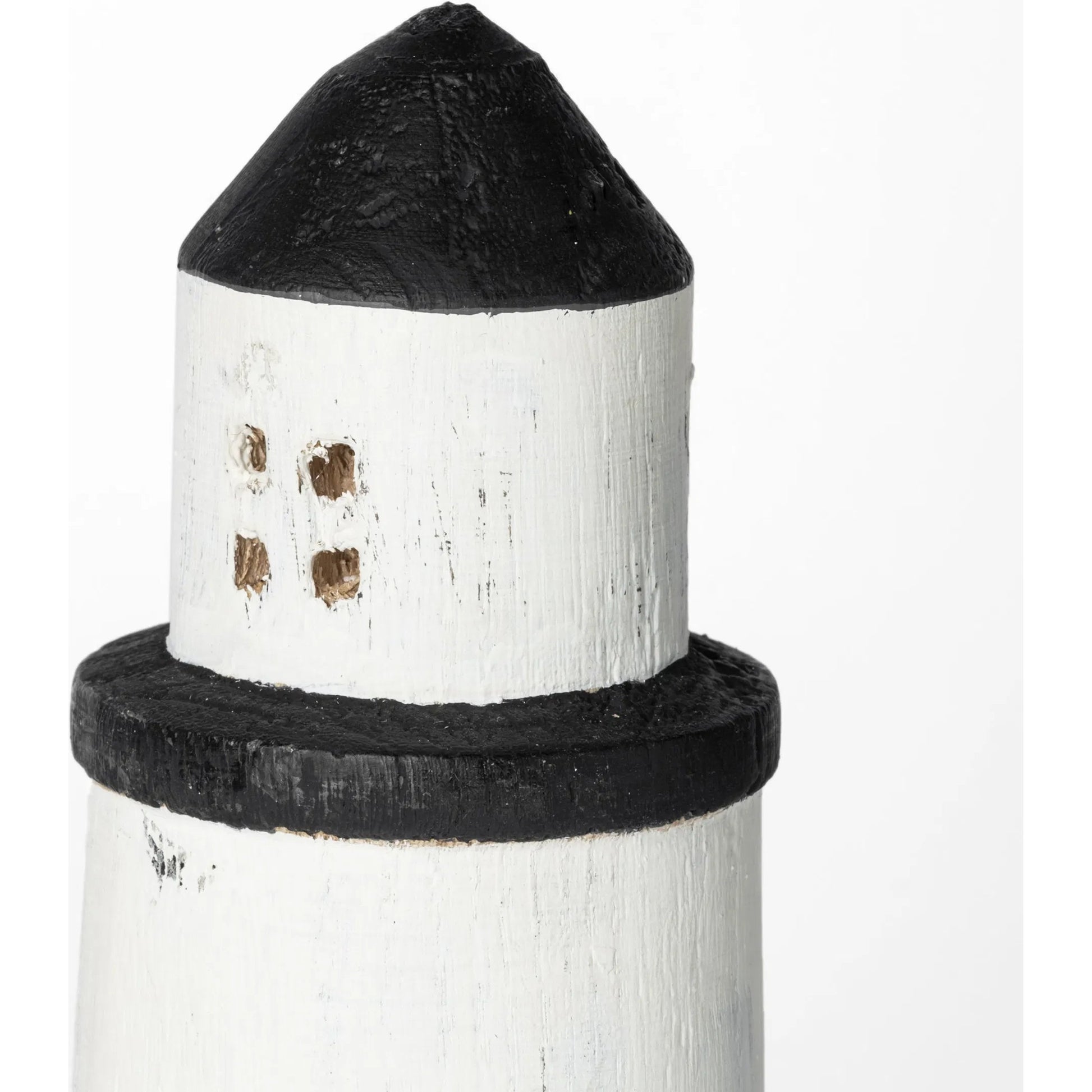 Abner Wooden Coastal Lighthouse by Mercana in natural. Made from unique in a coastal style.