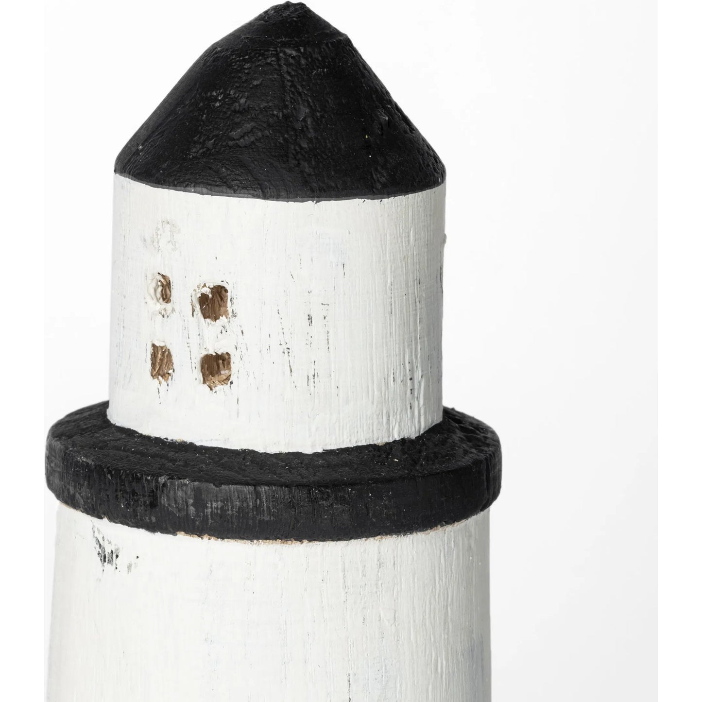 047 SR-814714 | Closeup | Abner Wooden Coastal Lighthouse by Mercana in natural. Made from unique in a coastal style.