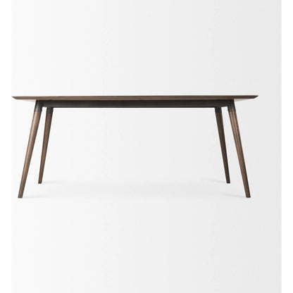 Nicholas Dining Table by Mercana in natural. Made from unique in a eclectic & global style.