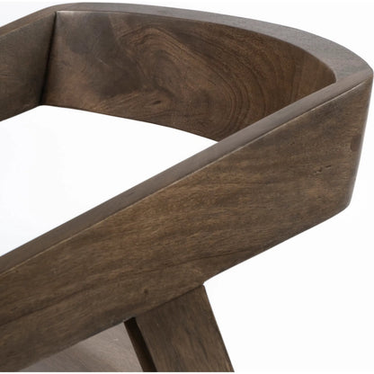 Nicholas Dining Chair by Mercana in natural. Made from unique in a eclectic & global style.