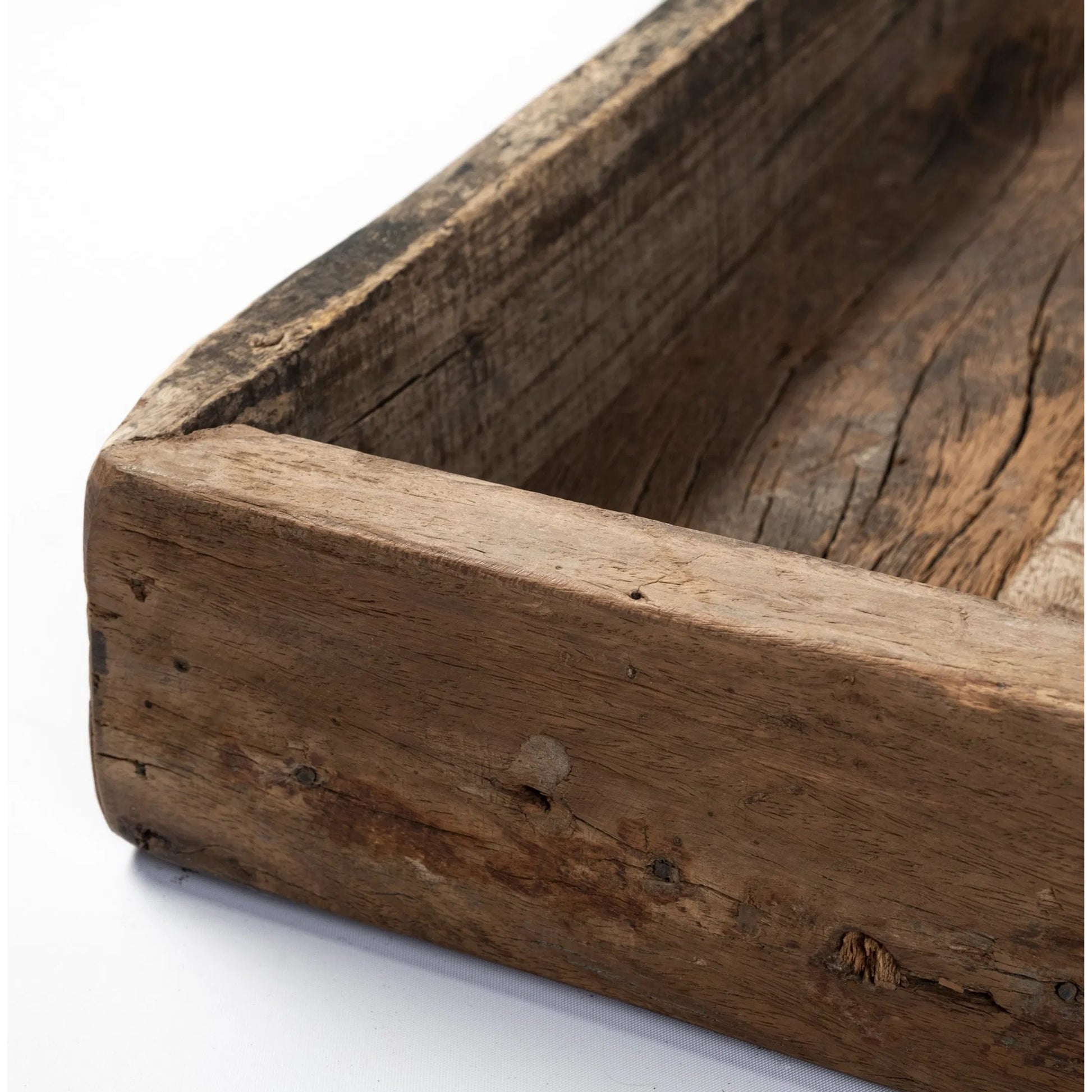 Carson Reclaimed Wood Tray by Mercana in natural. Made from unique in a rustic style.